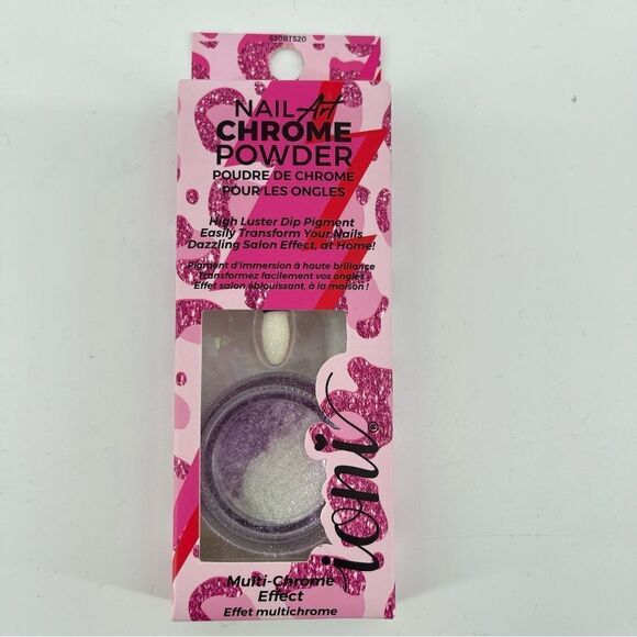 Ioni Boujee Pink Nail Art Chrome Powder Dip Pigment Multi-Chrome Effect - Picture 7 of 7